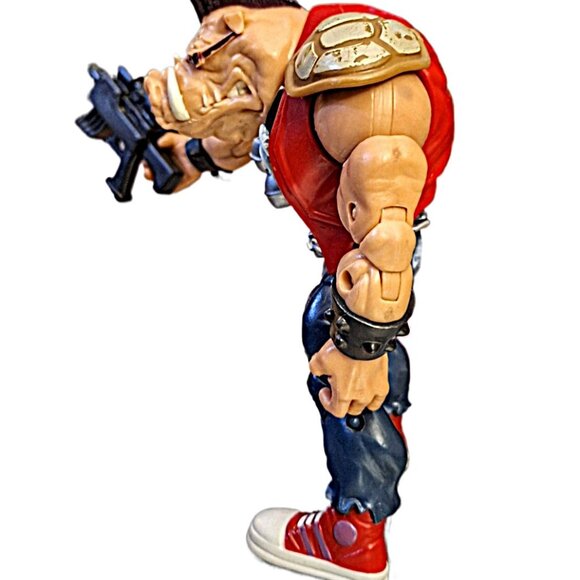 2012 Playmate Viacom Be-Bop Hardhead 6" Action Figure Weapon Stand - Picture 5 of 9